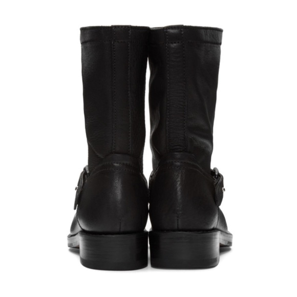 Rag and Bone Black Oliver Moto Boots - Picture 11 of 12